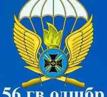 56 DSS - zasebna brigada za slijetanje od garda: opis, sastav i zanimljive činjenice