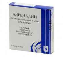 Adrenalin hidroklorid: upute za uporabu, opis preparata