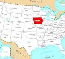 Iowa (država): zemljopisni položaj, broj stanovnika, glavni gradovi