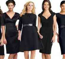 Pribor za crnu haljinu: najjednostavnije opcije