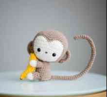 Amigurumi: majmun je kukičan. Sheme, opis, fotografija