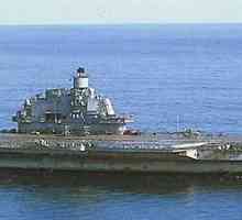 Brod koji nosi zrakoplov Admiral Kuznetsov. Krstarica koja nosi zrakoplov. Brod Admiral Kuznetsov