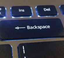 Backspace na tipkovnici: mjesto i svrha
