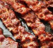 Bacon pržena: pravila kuhanja, uporaba u kuhanju, recepte
