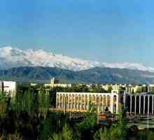 Bishkek je glavni grad Kirgistan. Karta grada Biskupa. Bishkek - odmor