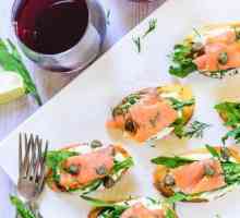 Bruschetta s lososom: neobični recepti