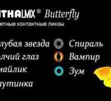 Obojene leće Ophthalmix Butterfly: opis i recenzije