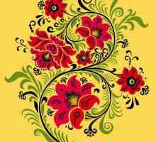 Cvjetni ukras za slikarstvo. Ornamenti za slikanje točkicama