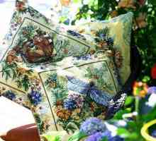 Dekorativni jastučići za tapiserije: praktičan, udoban, lijep