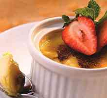 Dessert creme brulee: recept s fotografijom