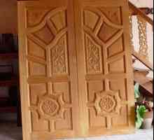 Vrata drveta s vlastitim rukama. Proizvodnja drvenih vrata: crteži, fotografije