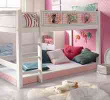 Krevet za spavanje za djevojčice (fotografija)