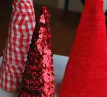 Božićno drvce izrađeno od papira: kako to učiniti sami, fotografija