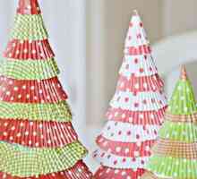 Šminka od salvete: možete napraviti pravi božićno drvce s vlastitim rukama