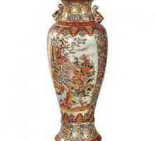 Porcelanske vaze: opis pribora