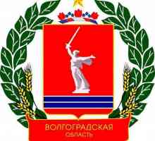 Zastava i grb Volgogradske regije. Grbovi regije Volgograd