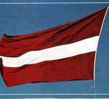 Zastava Latvije: povijest i boje. Zastava i grb Latvije