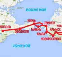 Plinovod u Krim. "Regija Krasnodar - Krim" - glavni plinovod s duljinom od 400 km