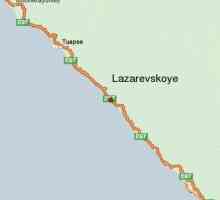 Gdje se nalazi Lazarevskoye? Crno more, Lazarevskoe
