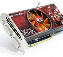 GeForce GTS 250: značajke grafičke kartice