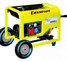 Generatori `Champion`: recenzije, karakteristike. Prvak generatora benzina