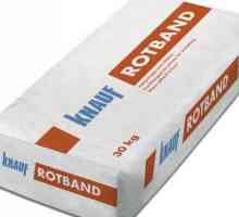 Gipsana žbuka `Rothband`: tehnička svojstva