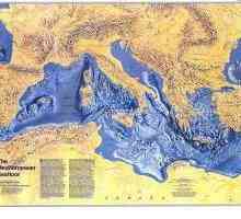 Dubina Sredozemnog mora (srednja, maksimalna)