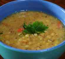 Pea juha bez mesa: kuhanje recept, kalorije