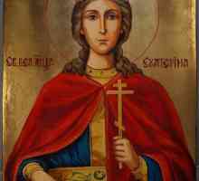 Ikona sv. Katarine Velikog mučenika. Život svetice, poštovanje i molitva