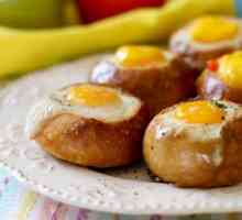 Jaja u kolačiću u peći: brza, ukusna i lijepa