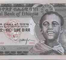 Etiopska valuta (birr): naravno, povijest i opis