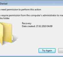 Ne postoji pristup mapi: kako vratiti dozvole i dopuštenja u sustavu Windows 7