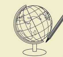 Kako crtati globus u olovku korak po korak?