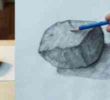 Kako crtati kamenje u olovku: korak po korak upute