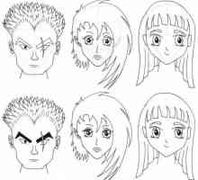 Kako crtati anime lica? Anime olovka: lica