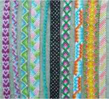 Kako tkati narukvice od niti muline? Sheme i pouke tkanja