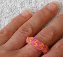 Kako tkati prstene od gumenih vrpci: detaljan opis