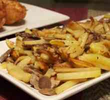 Kako pržiti masnu moljku kuhanjem i posluživanjem krumpira