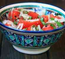 Kako kuhati uzbeksku salatu `Achik-Chuchuk`