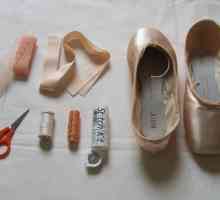 Kako šivati ​​trake na pointe shoes: detaljne upute