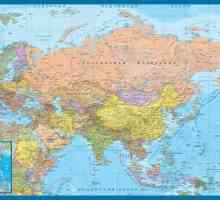 Kako se kontinent Eurasia nalazi u odnosu na druge. pregled