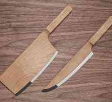 Kako napraviti drveni nož sa svojim rukama?