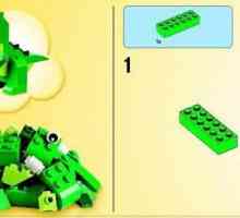 Kako napraviti dinosaur "Lego": opis korak po korak