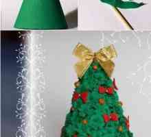 Kako izrađivati ​​papir za božićno drvce s vlastitim rukama