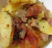 Kako ugasiti krumpir s mesom i povrćem
