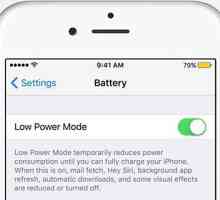 Kako uključiti Iphone power saving mod