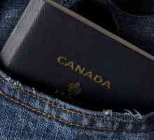 Kanadska putovnica pod ultraljubičastim zrakama