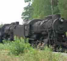 Groblje parnih lokomotiva, Perm Teritorij. Stara, beskorisna željeznička tehnologija