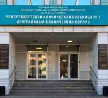 Klinička bolnica Sechenov. Sveučilišna bolnica. Sečenova