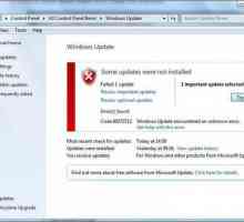 Šifra poruke 80073712 Windows 7: ažuriranje pogrešaka i metode popravka